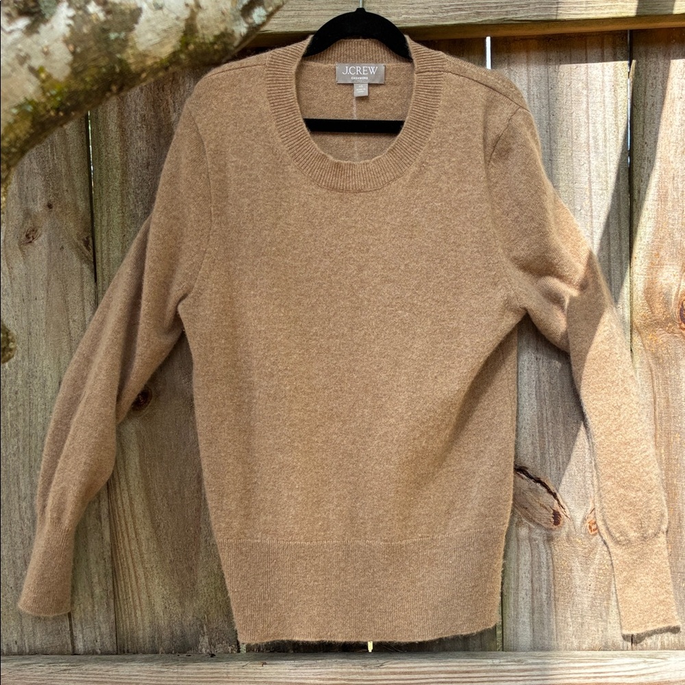 J. Crew classic cashmere Camel